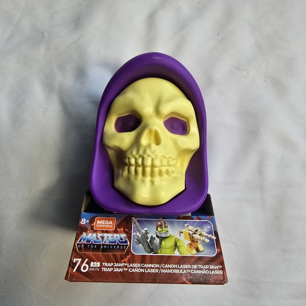 Mega Construx Masters Of The Universe Trap Jaw Laser Cannon Skeletor Skull Toy